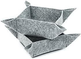 Felt jewlery box - VEGAN FRIENDLY, felt storage box, storage basket, storage bin, felt storage bag, felt bin, kitchen storage, household storage, fabric storage, bin