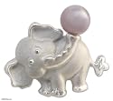 Pearl brooch, 'Elephant Volley Ball' 1" W 1" L