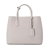 ブランドIUHA®★イタリア産最高級天然牛革 シンプルデザイン大容量トートバッグ トゴ クレマンス (グレー(グレー裏地)) ブランドIUHA®★イタリア産最高級天然牛革 シンプルデザイン大容量トートバッグ トゴ クレマンス (グレー(グレー裏地))