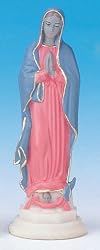 Religious Statue - Our Lady of Guadalupe - 4" Height - Magnetic and Adhesive Base