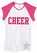 Juniors Cheer Rhinestone Star T-shirt
