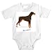 Onesie with pinscher, dog, doberman, brown
