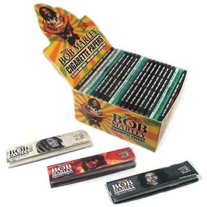 New Sealed Box - 50 Packs - Bob Marley King Size Cigarette Rolling Papers (50 Packs/33 leaves per pack)