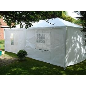 6m x 3m Gazebo / Marquee / Party Tent with Side Panels