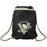 Pittsburgh Penguins Black Team Logo Drawstring Backpack