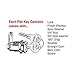 LSDA Cam Lock, 1-1/8 KA LS302