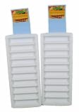 Set of 4 Plastic Ice Cube Stick Trays Fits Water Bottles