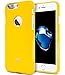 GOOSPERY Pearl Jelly for Apple iPhone 7 Plus Case (2016) Slim Thin Rubber Case (Yellow)