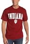Indiana Hoosiers 100% Cotton Short Sleeve T-Shirt (Cardinal, Large)
