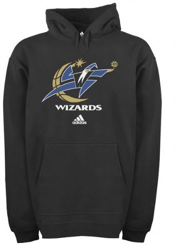 Washington Wizards adidas Full Primary Logo Hooded Sweatshirt