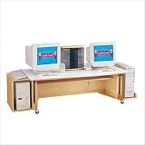 60 W Computer Table Tabletop Color: Blue