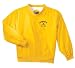 Personalized custom embroidered gymnastics design on nylon windshirt