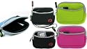 Double Pocket Neoprene Sleeve Camera Case for Olympus Stylus Digital Camera+ Screen Protector Shield - (Olympus Camera NOT included)