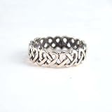 Sterling Silver Celtic Knot Band Ring