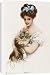 Canvas Prints of Woman With Tabby Cat from Mary Evans