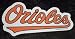Baltimore Orioles Team Name MLB Car Magnet