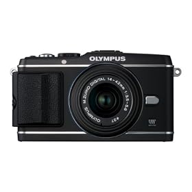 OLYMPUS �}�C�N����� PEN E-P3 �����Y�L�b�g �u���b�N E-P3 LKIT BLK