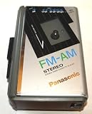 PANASONIC WALKMAN STYLE PORTABLE CASSETTE PLAYER WITH AM/FM RADIO MD: RX-SA60