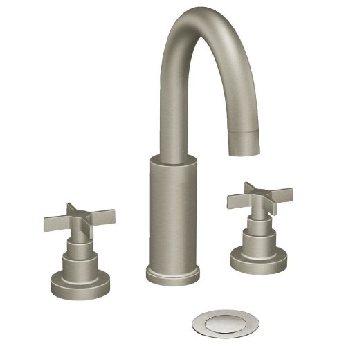 Moen Showhouse TS4714BN Solace Two Handle Bathroom Sink Faucet with Drain Assemb