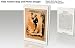 Historic Framed Theater Poster (M), TITLE: Contortionist in tuxedo jacket top hat and tights performing sur