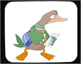 Mouse Pad with duck, mallard, journalist, reporter