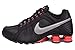 Nike Women's WMNS Shox Junior, BLACK/METALLIC SILVER-DARK GREY-HYPER PUNCH