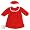 Bellepointe Red Nightgown for Baby Girls