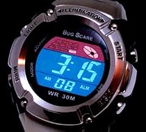 Mosquito Repelling Digital Watch with EL Backlight, Ideal for Outdoor, Electronic Repeller by Ultrasonic Sound