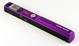 PURPLE Vupoint Magic Wand Portable Scanner Bundle with 1 Color LCD Display