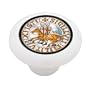 Templar Seal Decorative High Gloss Ceramic Drawer Knob