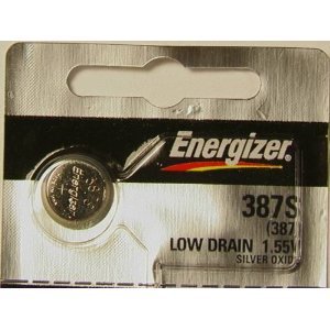 Energizer 387S Low-Drain 1.55V Silver-Oxide Button Cell Battery