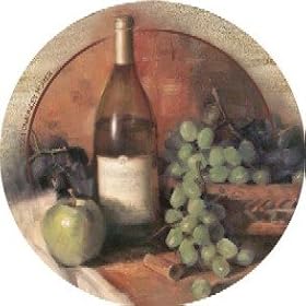 Wine and Fruit - Thirstystone Sandstone Coaster Set by Thirstystone