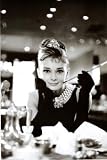 (24x36) Audrey Hepburn Movie (Breakfast at Tiffany's, With Cigarette) Poster Print