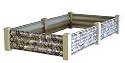 Easy Garden Box 2219200 4-Foot x 8-Foot Rectangle Steel Raised Garden Kit
