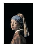 Johannes Vermeer - Girl with a Pearl Earring Poster Kunstdruck (36 x 28cm)
