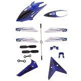 Full Replacement Parts Set for Syma S107 Rc Helicopter, Syma Head Cover S107g-01, Syma Main Blades S107g-02, Syma Tail Decorations S107g-03,... by Syma