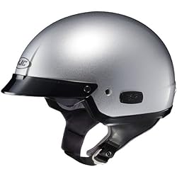 HJC Metallic Men's IS-2 Harley Cruiser Motorcycle Helmet - Silver