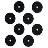 New Set of 8 Black Rubber Large Speaker DJ PA Cabinet Feet F2