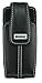 BlackBerry 8100 Leather Swivel Holster - Black