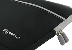 rooCASE ASUS U6V-V2-Bamboo 12.1-Inch Netbook Sleeve Case - Dual-Pocket Black