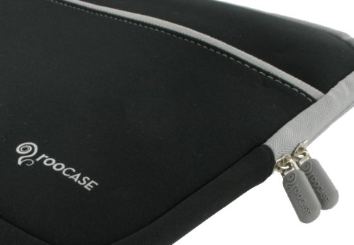 rooCASE ASUS U6V-V2-Bamboo 12.1-Inch Netbook Sleeve Case - Dual-Pocket Black