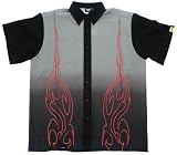 JT Lounge Men's Button Down Short Sleeve Shirt - XX-Large - Grey