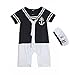 Baby Boys Sailor Summer Romper With Cap