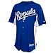 Men's Kansas City Royals Cool Base Auth Button Down Front Batting Practice Jersey,Royal/White
