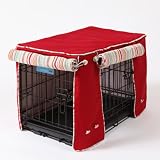 Crate Covers and More Simply Red with Sierra Cool Blue Cording Stagecoach, Double Doors