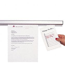 Advantus Grip-A-Strip Display Rail, 48 Inches Long, 1.5 Inches High, Satin Finish Aluminum (AVT2010)