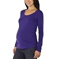 Liz Lange&reg; for Target&reg; Basic Long Sleeve Scoop Neck Tee - Blue