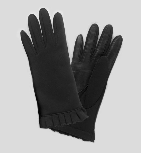 Knitted Frill Cuff Gloves