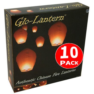 Glo-LanternTM Sky Lanterns 10-Pack