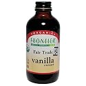 Frontier Vanilla Extract Fair Trade Certified&trade; Certified Organic, 4 Ounce Bottles (Pack of 3)